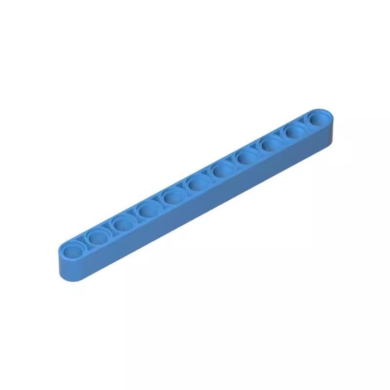 Gobricks GDS-583 64290 32525 Technic Beam 1x11 Thick, Medium Blue, 10 pcs