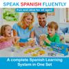 300 Spanish Vocabulary Flashcards | Double Sided Bilingual Flashcards for Adults & Kids Ages 12+ | Portable Noun Flash Cards to Learn Spanish for Adult Beginners with workbooks for Adults view 2