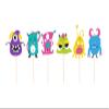 Little Monsters Cupcake Toppers view 1