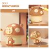 Abaodam Mushroom Piggy Bank Ceramic Coin Storage Jar Cute Mushroom-Shaped Money Pot Decorative Coin Container for Kids Girls Birthday Christmas Home Desk Ornament 5.70X5.70X5.70 Inch view 2