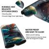 EDGFRTOIO Playmat Compatible with Lorcana TCG Zone Card Game Playing, 24"x14" Commander Deck Gaming Desk Duel Mat Card Gameplay, Mermaid Fairytale view 4