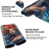 EDGFRTOIO Playmat with Zones for Card Game Playing, Compatible with Lorcana TCG Cards Game Mats 24"x14" Commander Deck Gaming Duel Mat Card Gameplay Mats for Beginner, Mythical Mermaids view 4