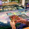 EDGFRTOIO Playmat with Zones for Card Game Playing, Compatible with Lorcana TCG Cards Game Mats 24"x14" Commander Deck Gaming Duel Mat Card Gameplay Mats for Beginner, Fairy Garden in Forest view 2