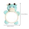Abaodam Rearview Mirror Soft Plush Mirror for Back Observation and Accessories for view 2