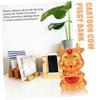 Abaodam 2pcs Cartoon Cow Piggy Bank Cow Coin Container Cute Desktop Ornament for Boys and Girls Saving Pot for Birthdays and Festivals view 4