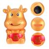 Abaodam 2pcs Cartoon Cow Piggy Bank Adorable Ox Saving Pot for Boys and Girls Develop Saving Habits Compact Money Storage Decoration for Home Decor and Festivals view 3