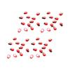 VANZACK 50pcs Ladybug Shaped Landscape Decor Chic Tabletop Crafts for Cute Miniature Ornaments for Living Room and Garden Adornment view 1