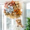 KALOR 12 Inch Metallic Gold Balloons, 50 Pcs Latex Helium Metallic Balloons for Kid's Birthday Party, Baby Shower, Wedding, Graduate Party Decorations view 4