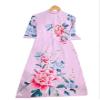 A43 Hydrangea Pink Ao dai No pants Vietnamese Traditional Ao Dai For Women, Ao Dai For Women, Vietnamese Dress For Women, Ao Dai Dress For Women ao dai Tet Lunar New Year (2XL) view 3