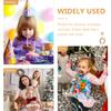 Angoily 1pc Kids Hair Accessories Turban Headband Star Hair Hoop Tinsel Headband Kids Headband Star Headpiece Foil Headband Star Headband Martian Antenna Headband Baby Scarf Christmas, Gloden view 2