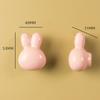 DubMag Crystal knobDraw knobs 8 Pcs Rabbit Head Shape Cabinet Cartoon Knob Pull Handle Ceramic Knobs Cute Knobs Cupboard Drawer Pulls Light Green Ceramic Dresser Handles Drawer Knobs (Color : Pink) view 2