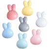 DubMag Crystal knobDraw knobs 8 Pcs Rabbit Head Shape Cabinet Cartoon Knob Pull Handle Ceramic Knobs Cute Knobs Cupboard Drawer Pulls Light Green Ceramic Dresser Handles Drawer Knobs (Color : Pink) view 3