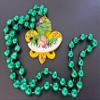 Alligator Keyboard Mardi Gras Bead Necklace Gator view 3