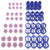 Polymer Clay Multi cutter to make daisy shapes / 8 cutter guide/ 4 size included view 1