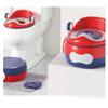2 in 1 Portable Toddler Toilet Potty Training Seat with Step Stool Potty Chair for Kids Baby Boys Girls Non-slip Splash Guard Comfortable Safe Toddler Toilet Seat view 1