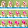 Wee Ones Girls 2 Pack Grosgrain Hair Bows with Plain Wrap Centre on a Wee Stay No Slip Clip, Large, Antique White view 4