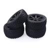 4PCS 1/10 RC Car Rubber Tyres Plastic Wheels for Redcat for HSP HPI Hobbyking for for Traxxas Losi VRX LRP for ZD Racing 1/10 Buggy Modification Accessories view 3