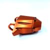 KEBEILEE CNC 7075#Aluminum Rear Axle Housing Halves Design for traxxas UDR 1/7 (Orange) view 2
