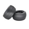 2 Pieces/lot 140mm Rubber Tires with Aluminum Alloy Metal Wheels 17mm Hex for 1/8 RC Car for Monster Truck Buggy Truggy Refit Parts Modification Accessories view 3
