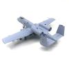ZEZEFUFU 1/100 Scale A-10 Attack Aircraft Thunderbolt II Fighter Model Fighter Attack Plane Models for Collection Gift view 2