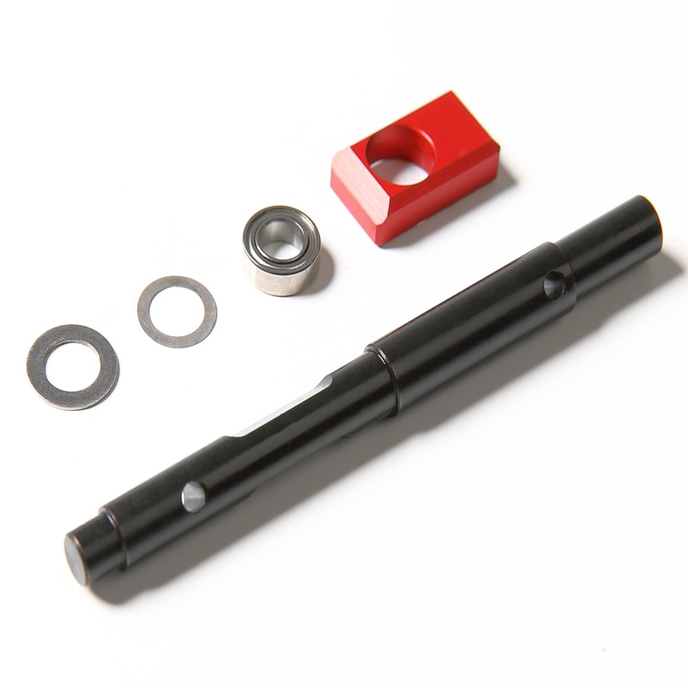 GTBRacing Stainless Steel Main Gear Shaft Differential Outdrive Cup for 1/5 X-MAXX 8S Monster Truck RC Car Upgrade Part (Gear Shaft)