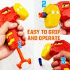 4-Pack Mini Dinosaur Toy Guns Set for Kids Nerf Party Favors, Family Small Dino Blaster Bulk for Toddlers Age 3 4 5 6, Ideal Boys Gift Birthday Valentine Easter Christmas Stocking Stuffers view 2