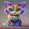 1000 PieceAdult and Youth Colorful Animals Puzzles Pixie Bob Cat Fun and challenging,Butterfly Themed Puzzles,Great Gift for Family and Friends Dimensions 20 X 28.8 Inche view 1