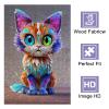 1000 PieceAdult and Youth Colorful Animals Puzzles Pixie Bob Cat Fun and challenging,Butterfly Themed Puzzles,Great Gift for Family and Friends Dimensions 20 X 28.8 Inche view 2
