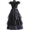 CCJRLM Black Halloween Costumes girls dress for Black Family Kids Cosplay Costumes Dress Up Party Dress 4-14Y view 2