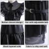 CCJRLM Black Halloween Costumes girls dress for Black Family Kids Cosplay Costumes Dress Up Party Dress 4-14Y view 3