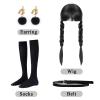 CCJRLM Black Halloween Costumes girls dress for Black Family Kids Cosplay Costumes Dress Up Party Dress 4-14Y view 4