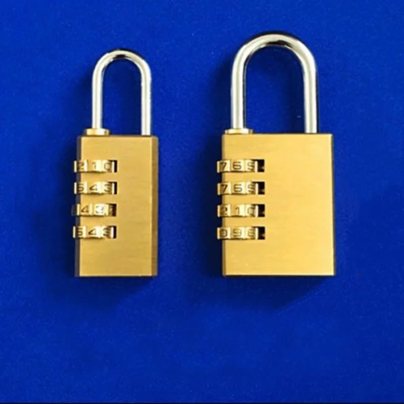 blue-ther Induction Coded Dream Lock (Brass) Magic Tricks Chosen Number Open Padlock Prediction Magia Magician Close Up Illusions Props (Large)