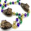 Alligator Head Gator Bead Necklace New Orleans Mardi Gras view 2