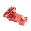 Aluminum Rear Wave Box Gearbox Upper Shell Cover RC Parts for TRAXXAS 1/5 X-MAXX 8S Monster TRUCK-77086-4, 1/6 4WD XRT 8S-78086-4 RC Car, Red view 2