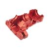 Aluminum Rear Wave Box Gearbox Upper Shell Cover RC Parts for TRAXXAS 1/5 X-MAXX 8S Monster TRUCK-77086-4, 1/6 4WD XRT 8S-78086-4 RC Car, Red view 3