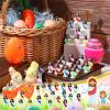 Sumind 50 Pcs Little Jesus Figures Christmas Mini Pocket Jesus Figurines Bulk Original Design for Xmas Hide and Seek Religious Party Favors Sunday School Baptism Gifts(Bright Color) view 3