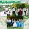 VercanMonth 3 x 3 ft Wedding Game for Reception Instant Setup No Assembly Outdoor Game Bean Bag Toss with Rope Yard Backyard Lawn Games for Wedding(Heart) view 4