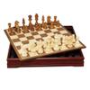 Checkers Backgammon Travel Wooden Wood Chess Pieces Chess Set (Size : 30304cm) (30 * 30 * 4cm) view 1