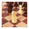 3 in 1 Chess Set Checkers Indoor Chess Wooden Folding Chessboard Chess Pieces Chessman Portable Board Game Set (Color : 29x29cm) (44x44cm) view 4