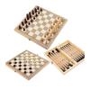 3 in 1 Travel Games Chess Entertainment Game Board Portable Board Game Set (Color : 34X34cm) (34x34cm) view 4