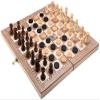 29.5X29Cm Wooden Foldable Chess Portable Three-Dimensional Chess Piece for Adults Educational Entertainment Toys for Children view 1
