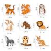 100pcs Cartoon Animal Stickers for Kids Waterproof Vinyl Stickers for Water Bottle Scrapbook Laptop Skateboard Computer Classroom Reward for Teens Boys Girls view 2