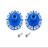 Aluminum 7075 +1.5mm Hex with Brake Disk with Silver Lining for Losi 1:10 Baja REY-LOS03008 / Rock REY-LOS03009 / Baja Rey 2.0-LOS03046 Upgrades - Blue view 1