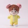 niannyyhouse 10cm 15cm Plush Doll Clothes Solid Color Coat Pants Sportswear Outfit Dolls Accessories Dress Up (Yellow-15cm) view 2