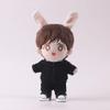 niannyyhouse 10cm 15cm Plush Doll Clothes Solid Color Coat Pants Sportswear Outfit Dolls Accessories Dress Up (Red-10cm) view 3