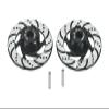 Aluminum 7075 +3mm Front Or Rear Hex With Brake Disk With Silver Lining For Traxxas 1:7 Unlimited Desert Racer UDR Pro-Scale 4X4 85076-4 85086-4 Upgrades - Black view 1