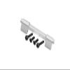 Aluminum 7075 Center Top Crossbar for Losi 1/18 Mini LMT 4X4 Brushed Monster Truck RTR-LOS01026 Upgrade Parts - Silver view 1