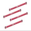 Aluminum 7075 Lower 4-Link Bar Set for Losi 1/18 Mini LMT 4X4 Brushed Monster Truck RTR-LOS01026 Upgrade Parts - Red view 1