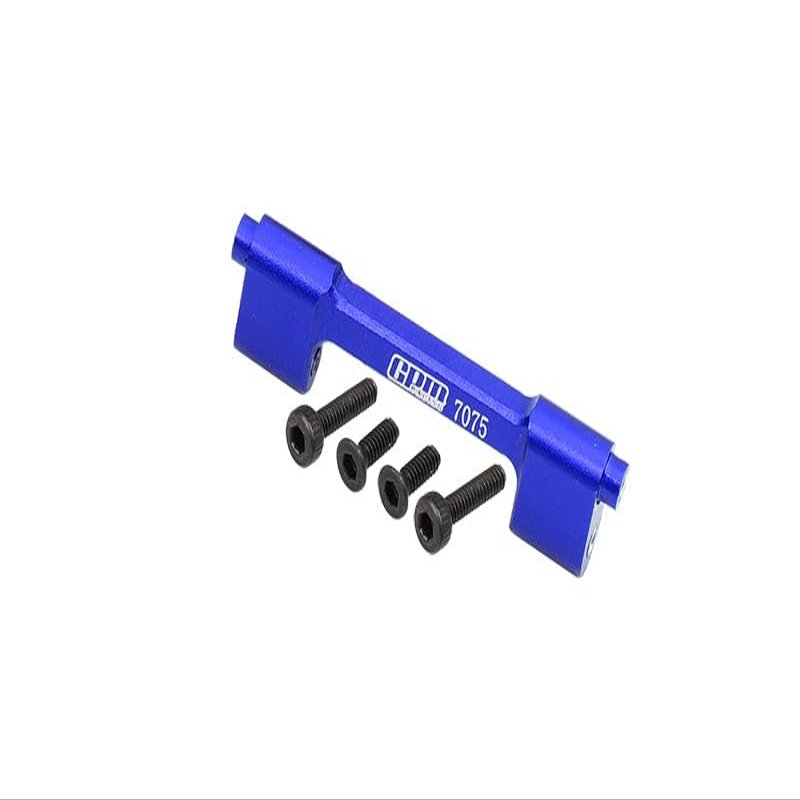 Aluminum 7075 Center Top Crossbar for Losi 1/18 Mini LMT 4X4 Brushed Monster Truck RTR-LOS01026 Upgrade Parts - Blue