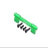 Aluminum 7075 Center Top Crossbar for Losi 1/18 Mini LMT 4X4 Brushed Monster Truck RTR-LOS01026 Upgrade Parts - Green view 1